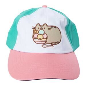 Pusheen The Cat Cap Hat Embroidered Logo Buckle Closure One Size MSRP $24 NWOT